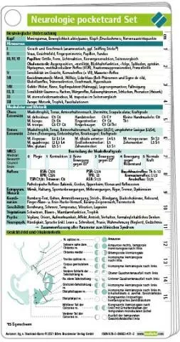 Neurologie pocketcard Set