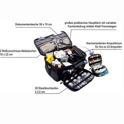 EliteBags GPS Softbag, schwarz - Arzttasche